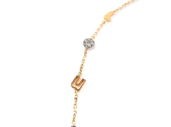 LOUIS VUITTON - Collana in cristallo Love Letter in oro e argento D'oro - vista 3