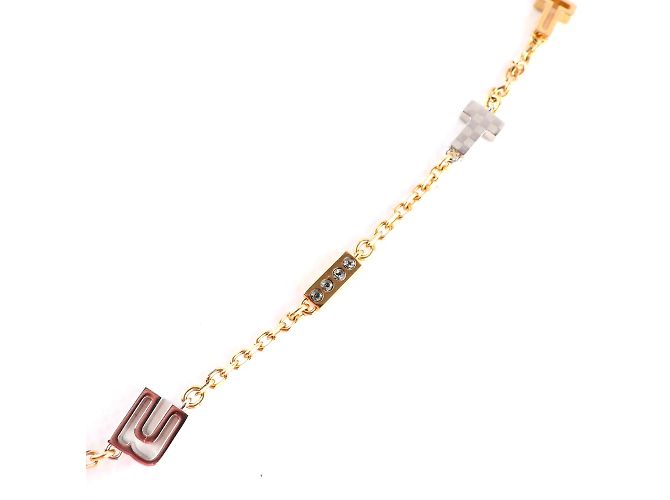 LOUIS VUITTON - Collana in cristallo Love Letter in oro e argento D'oro - vista 5