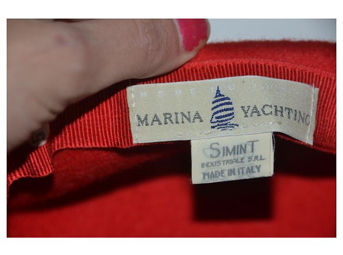 Basco in lana rosso Marina Yachting - vista 5