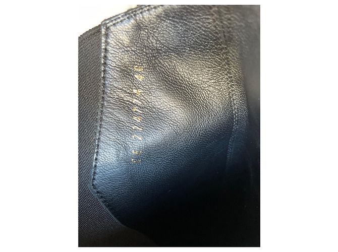 Botas Yves Saint Laurent Chyc de cuero negro - vista 10