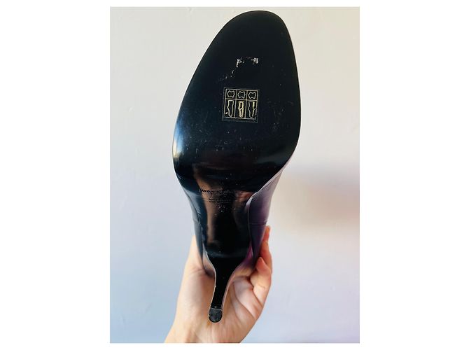 Botas Yves Saint Laurent Chyc de cuero negro - vista 9
