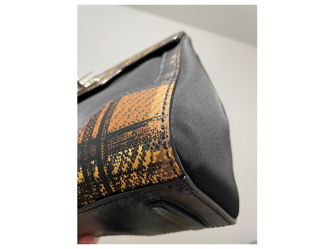 Borsa Prada in tessuto Saffiano nero - vista 12