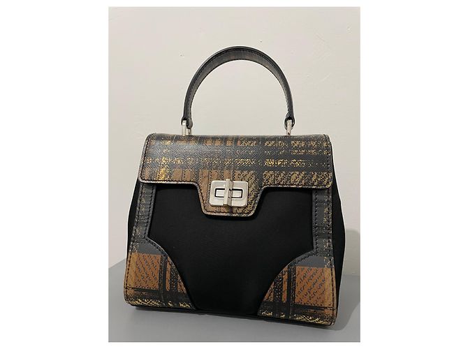 Borsa Prada in tessuto Saffiano nero - vista 4