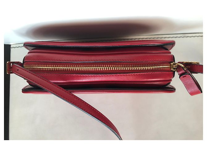 Borsa Valentino in pelle rossa Rosso - vista 4
