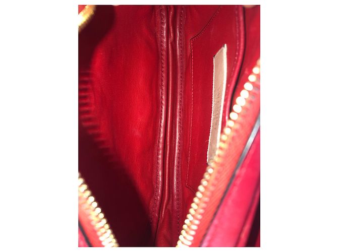 Borsa Valentino in pelle rossa Rosso - vista 8