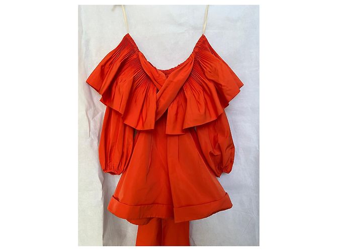 Mono Valentino de algodón naranja - vista 2