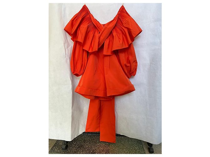 Mono Valentino de algodón naranja - vista 3