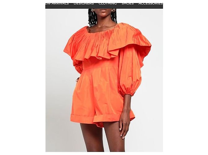 Mono Valentino de algodón naranja - vista 9