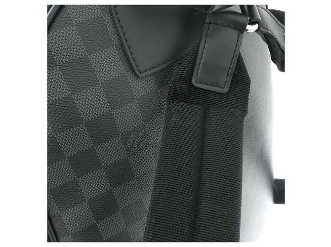 Louis Vuitton Damier Graphite Nemeth Josh Backpack in Very Good Condition Black - view 6