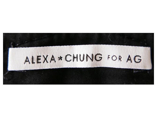 Macacão Alexa Chung x AG Jeans Bunny Preto - vista 5