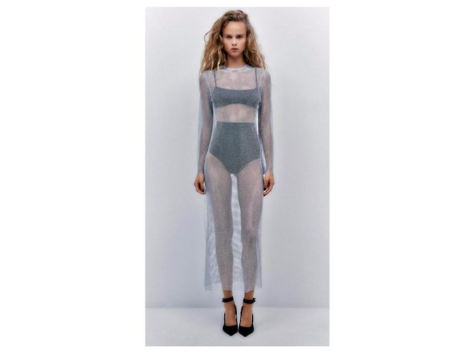 Zara Maxikleid Weiß - Ansicht 2