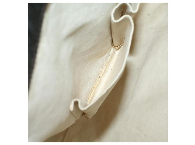 GUCCI GG Canvas Einkaufstasche Nylon Braun Auth 53670 - Ansicht 21