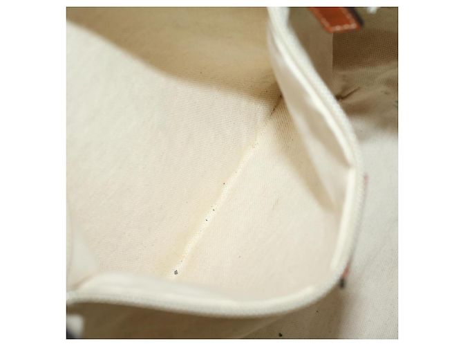 GUCCI GG Canvas Einkaufstasche Nylon Braun Auth 53670 - Ansicht 23
