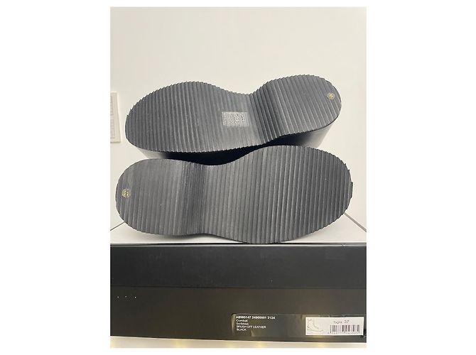 Botines Berlin de cuero negro Dsquared2 - vista 9