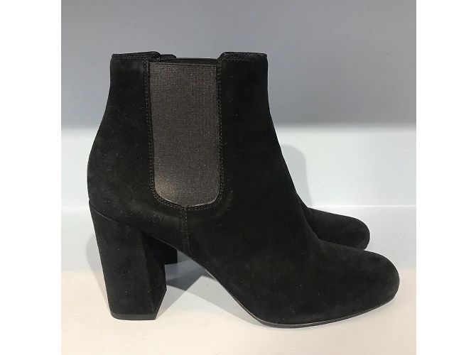 SAINT LAURENT Botines T.EU 37 Ante Negro - vista 2