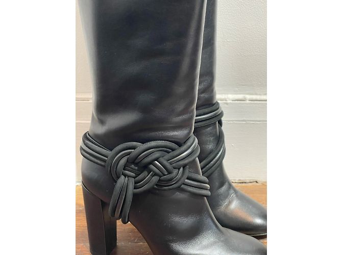 Botas ETRO T.EU 39 Cuero Negro - vista 2
