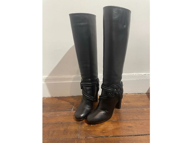 Botas ETRO T.EU 39 Cuero Negro - vista 3