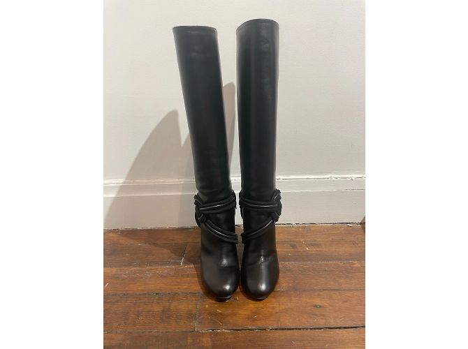 Botas ETRO T.EU 39 Cuero Negro - vista 4