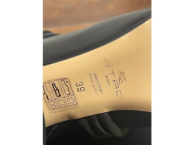 Botas ETRO T.EU 39 Cuero Negro - vista 7