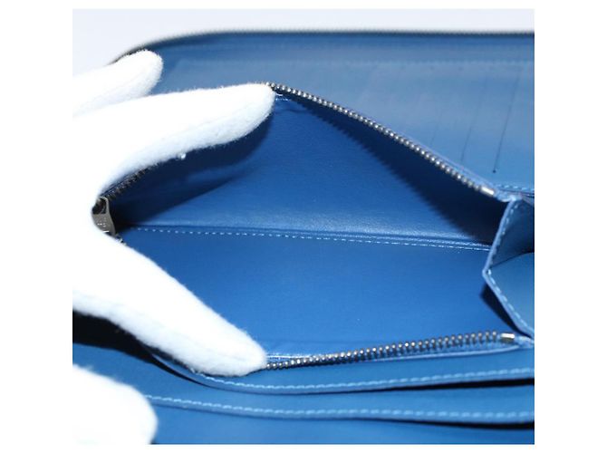LOUIS VUITTON Bolso de mano Damier Infini Organizer Atholl Azul M30653 Auth ki3459 - vista 11