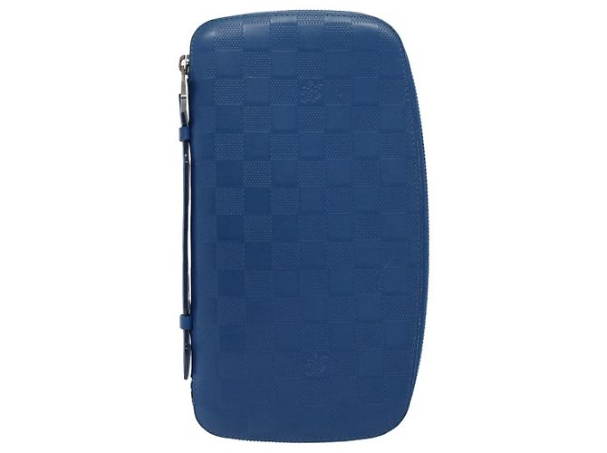 LOUIS VUITTON Bolso de mano Damier Infini Organizer Atholl Azul M30653 Auth ki3459 - vista 13