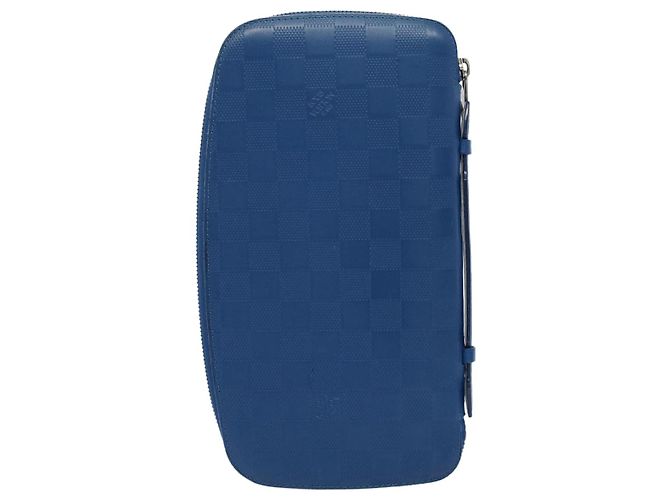 LOUIS VUITTON Bolso de mano Damier Infini Organizer Atholl Azul M30653 Auth ki3459 - vista 2