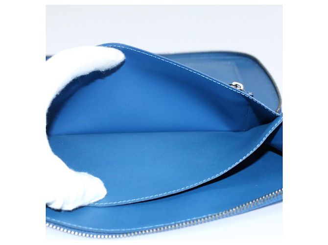 LOUIS VUITTON Bolso de mano Damier Infini Organizer Atholl Azul M30653 Auth ki3459 - vista 20
