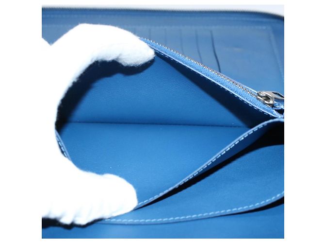 LOUIS VUITTON Bolso de mano Damier Infini Organizer Atholl Azul M30653 Auth ki3459 - vista 21