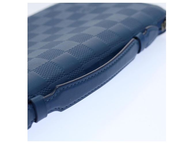 LOUIS VUITTON Bolso de mano Damier Infini Organizer Atholl Azul M30653 Auth ki3459 - vista 5