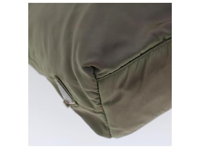 PRADA Borsa a Mano Nylon Khaki Auth cl772 Cachi - vista 15