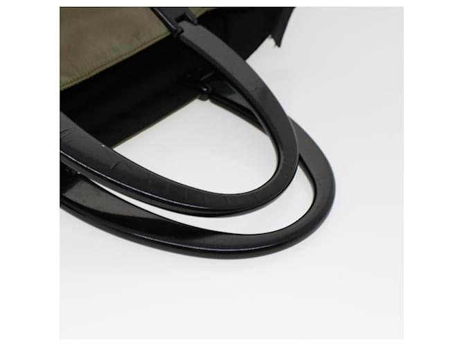 PRADA Borsa a Mano Nylon Khaki Auth cl772 Cachi - vista 7