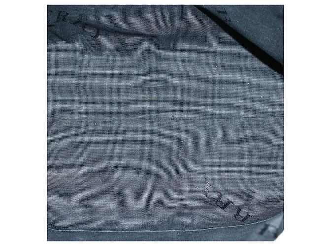 BURBERRY Borsa Tote Pelle Grigio Bianco Auth ac2169 Marrone - vista 10