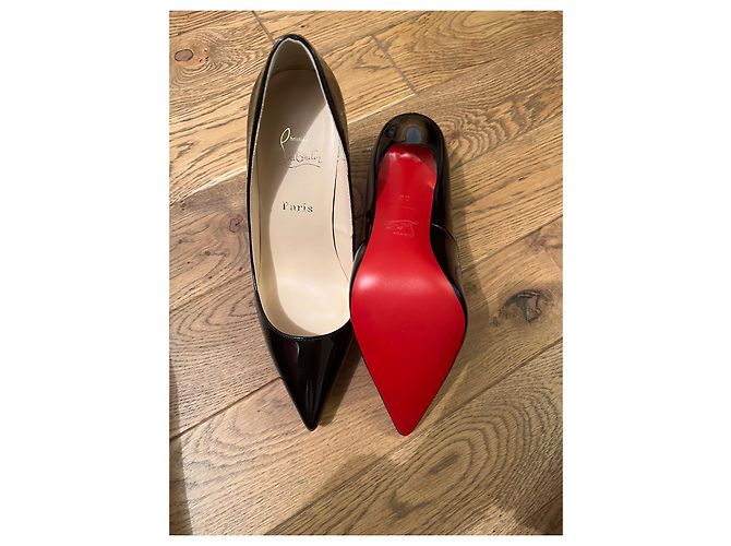 Christian Louboutin Black Leather Pumps 39 - view 4