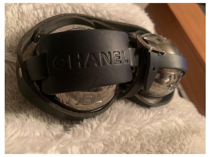 Chanel Pétanque Ball Leather Silvery - view 2