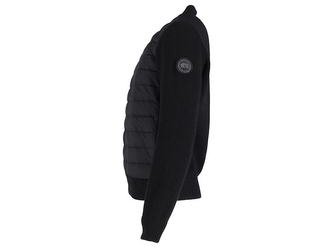 Canada Goose Hybridge Knit Jacket in Black Merino Wool - view 2