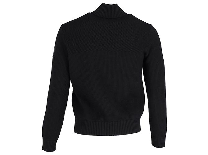 Canada Goose Hybridge Knit Jacket in Black Merino Wool - view 3