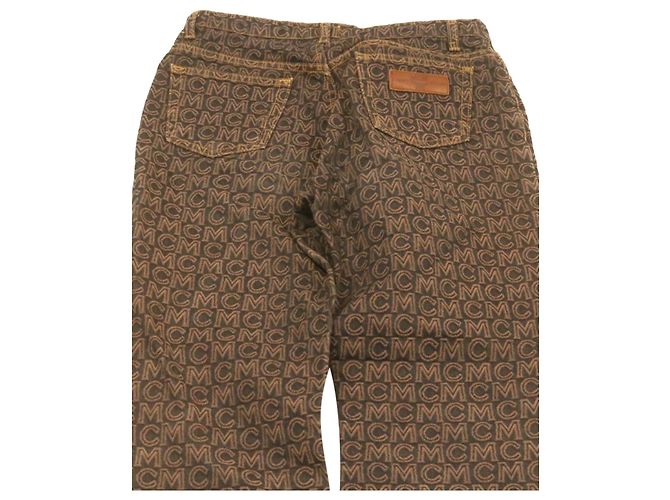 MCM Jeans Pantaloni Navy Auth ar5954 - vista 4