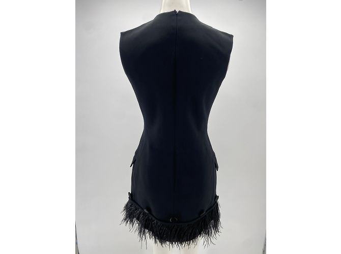 Vestidos de David Koma T.US 10 Poliéster Negro - vista 2
