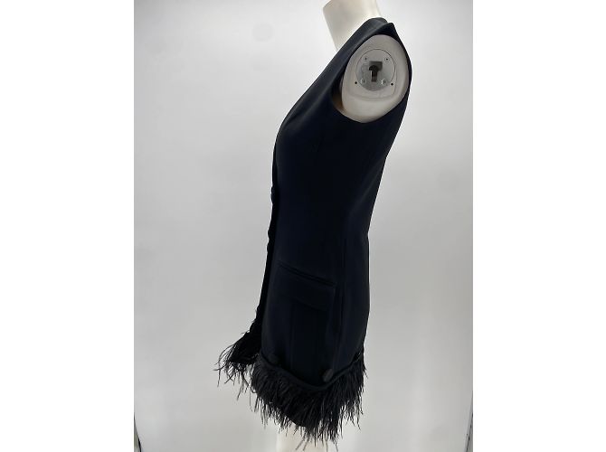 Vestidos de David Koma T.US 10 Poliéster Negro - vista 3