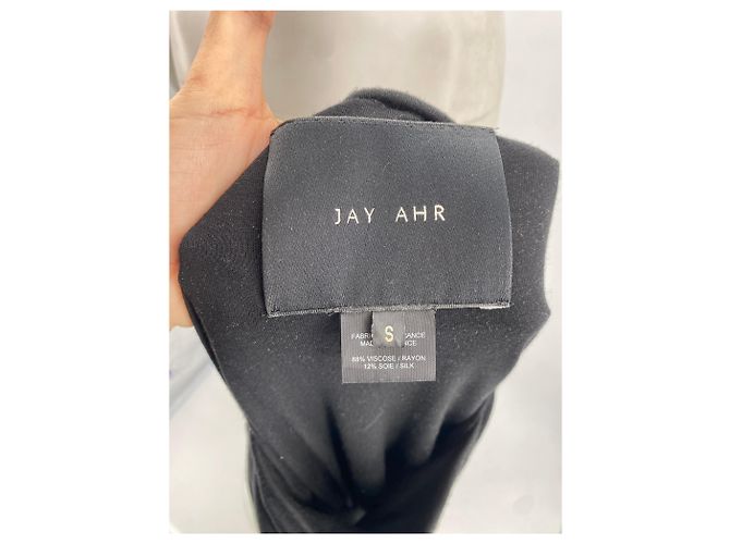 Jay Ahr Kleid T.International S Viskose Schwarz - Ansicht 4