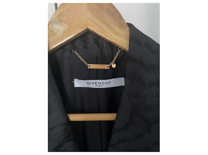 Blazer Givenchy Nero in Seta e Lana - vista 13