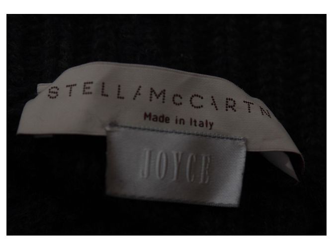 Stella Mc Cartney Stella McCartney Grobstrick-Cardigan aus dunkelgrauer Wolle - Ansicht 5