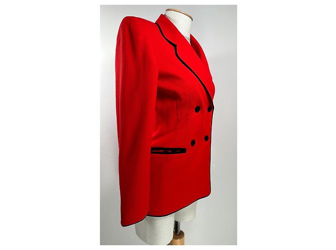 Escada Margaretha Ley Wollblazer Rot - Ansicht 4