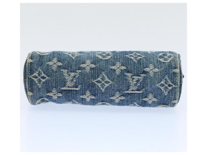 LOUIS VUITTON Monogramm Denim Trousse Speedy GM Beutel Blau M.95081 LV Auth 53891 - Ansicht 6