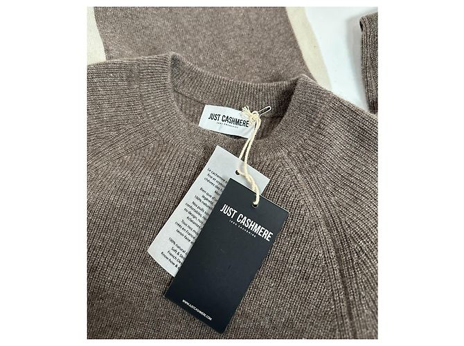 Autre Marque Jersey Cuello Redondo Multicolor Just Cashmere Cachemira - vista 4