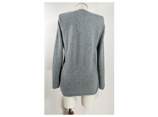 Jersey de cachemira gris Peter Hahn - vista 3