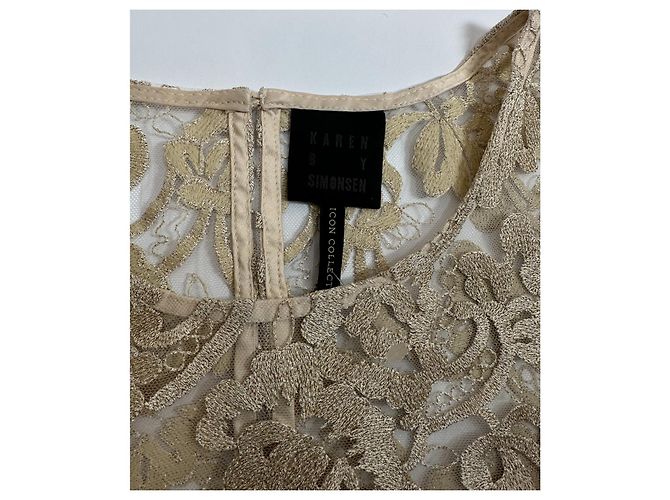 Karen B Y Simonsen Karen By Simonsen Spitzentop Gold Golden - Ansicht 4