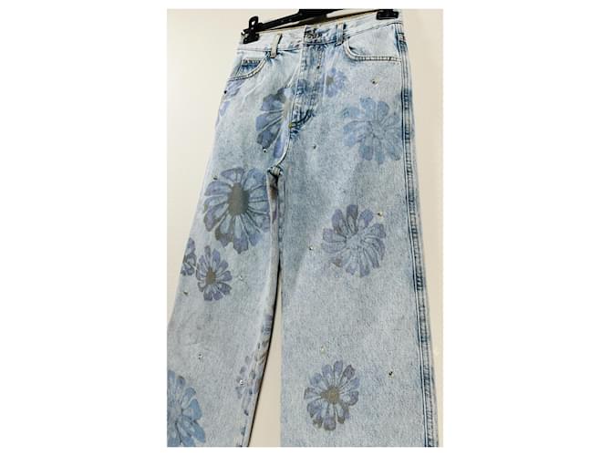 Jeans Sandro Blu Floreale - vista 2