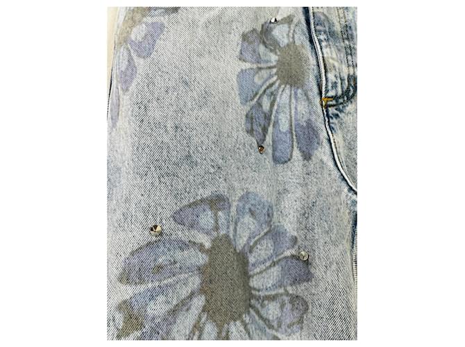 Jeans Sandro Blu Floreale - vista 3