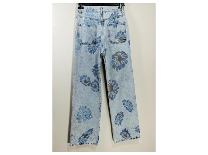 Jeans Sandro Blu Floreale - vista 4